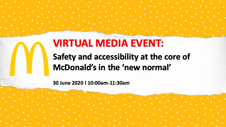 McDo Event Poster